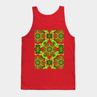 Beautiful Canna Flower Pattern. Tank Top